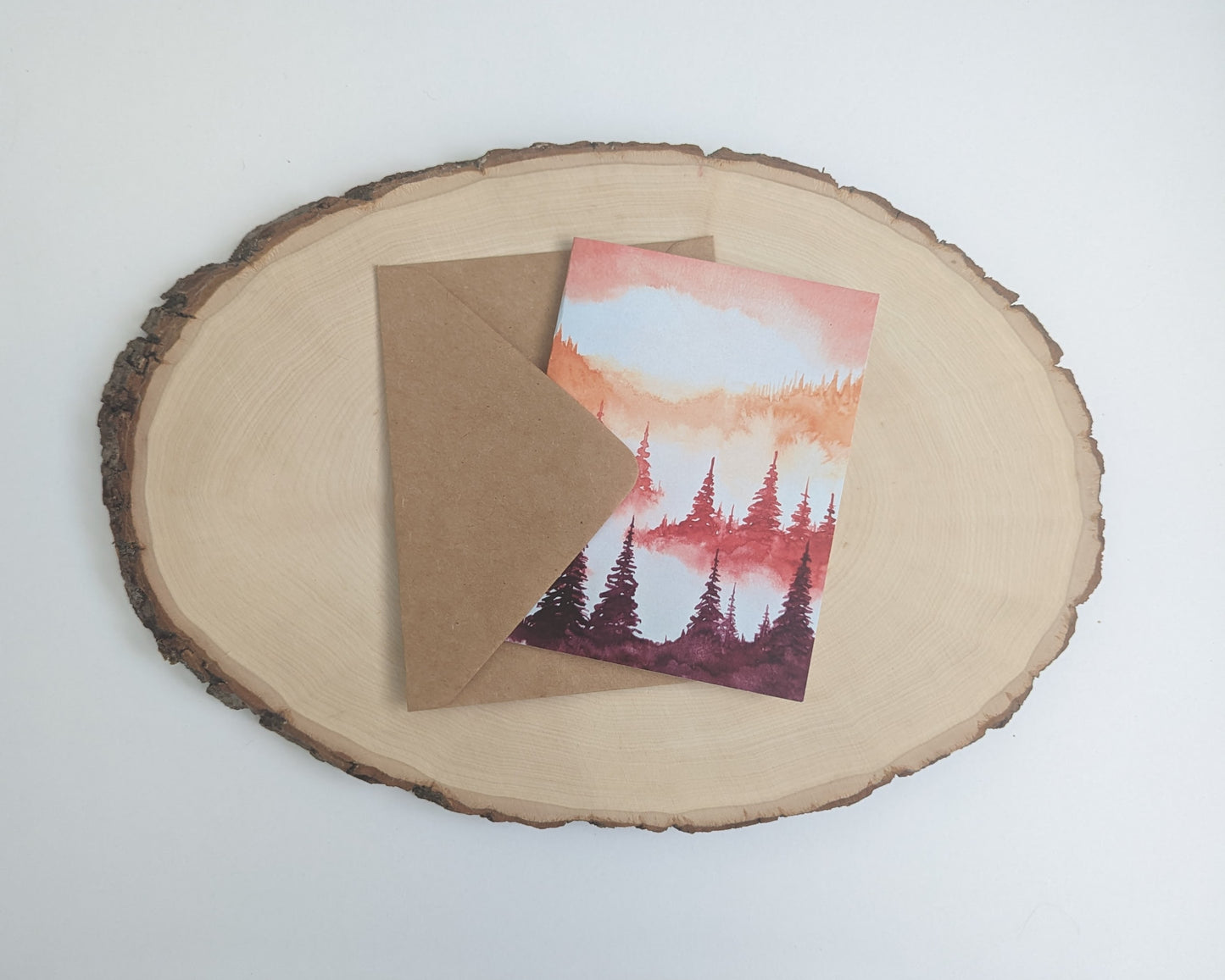 Foggy Mountain Notecard Set of 9