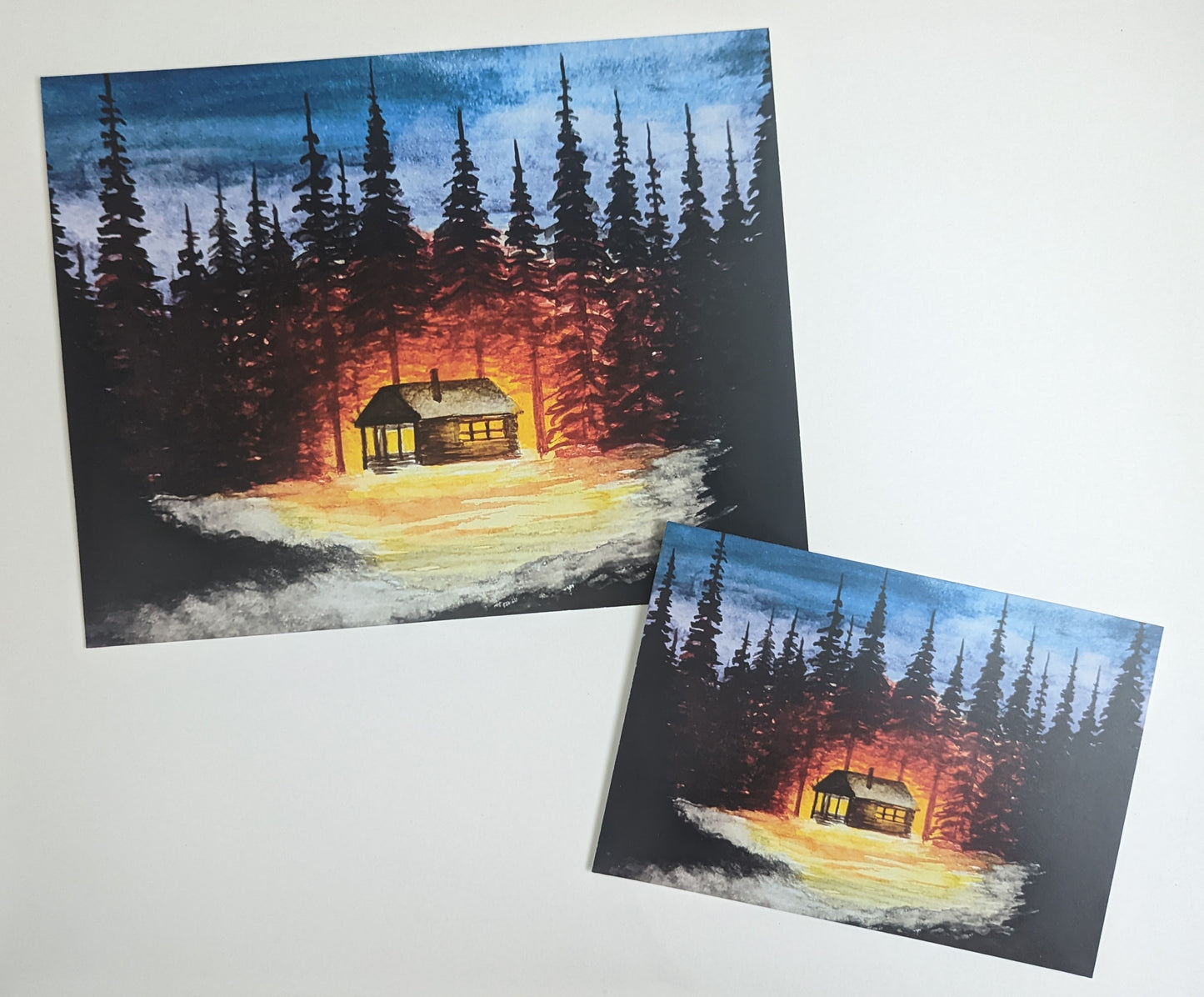 Cozy Cabin: Various Sizes