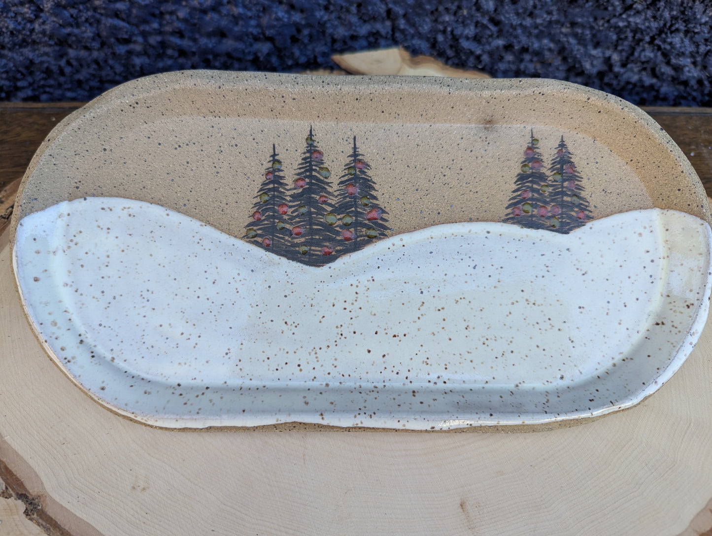 Winter Wonderland White Tray