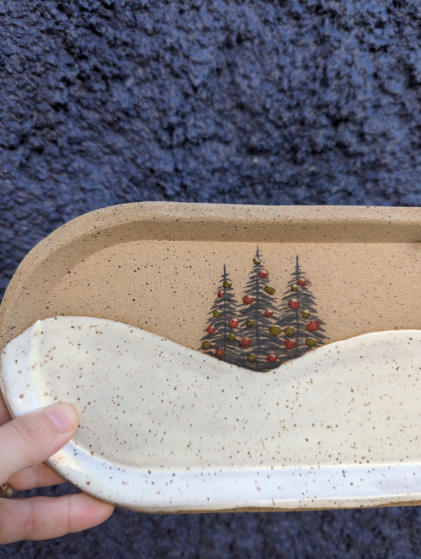 Winter Wonderland White Tray