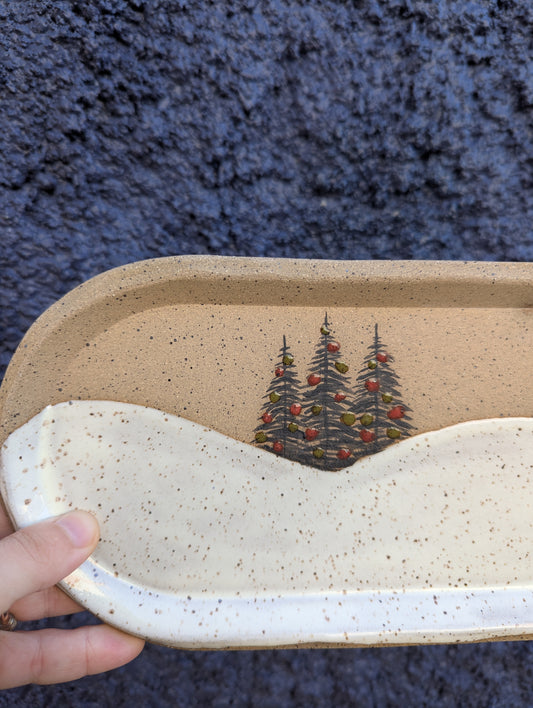 Winter Wonderland White Tray